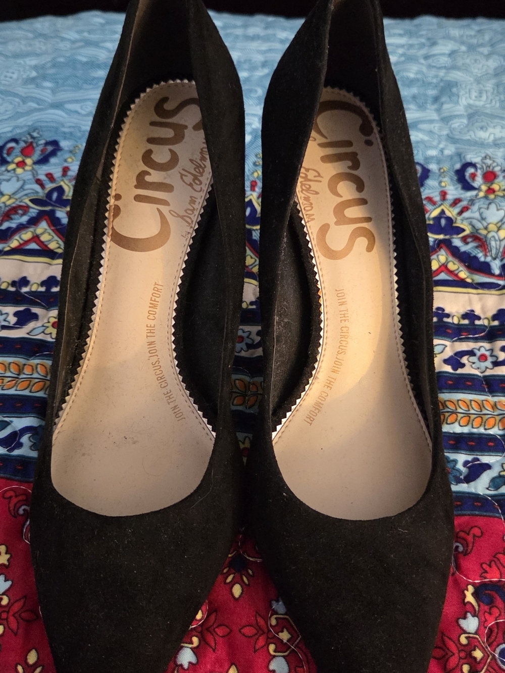 Circus by Sam Edelman Black Pointed Toe Pumps